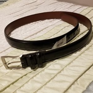 Perry Ellis Black Genuine Leather Belt - NWOT